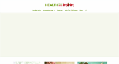 Desktop Screenshot of healthbeginswithmom.com